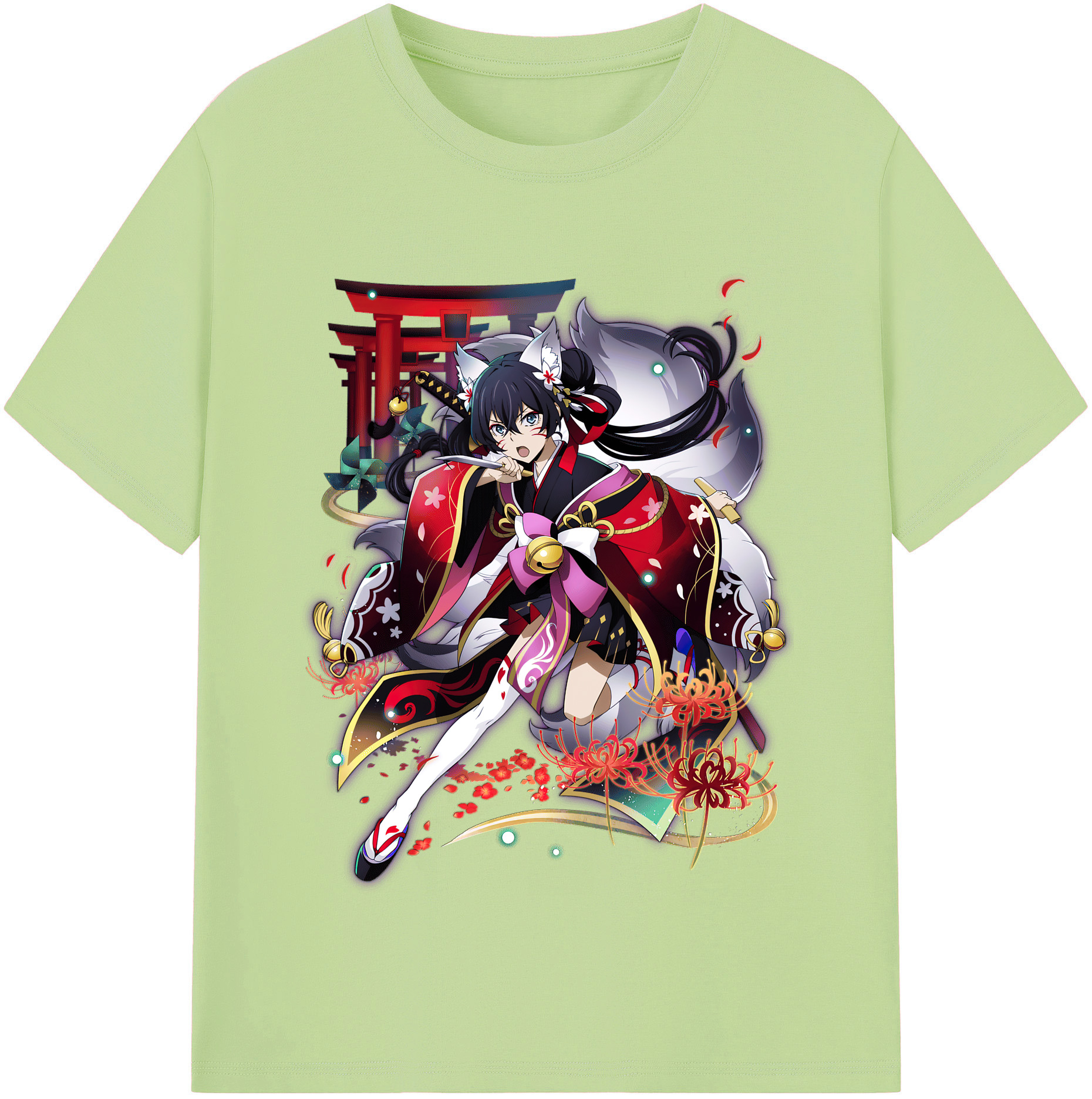 （画像用） 文豪ストレイドッグス Bungo Stray Dogs 綿100％半袖Tシャツ（フロントプリント）